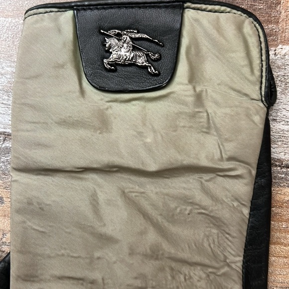 BURBERY LEATHER GLOVES - Picture 4 of 7